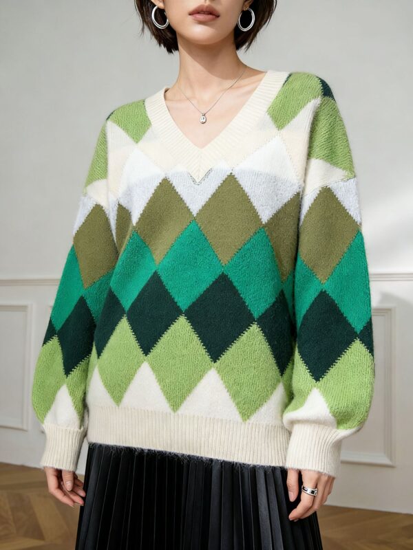 Women's Pullover Long Sleeve Sweater Manufacturer - MOQ 100 pcs - Style 3191