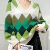 Women's Pullover Long Sleeve Sweater Manufacturer - MOQ 100 pcs - Style 3191