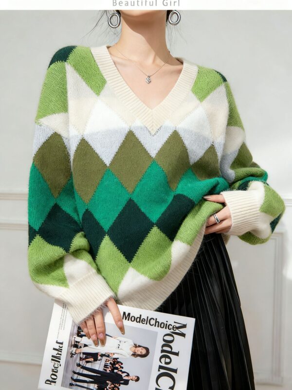 Women's Pullover Long Sleeve Sweater Manufacturer - MOQ 100 pcs - Style 3191