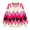 Women's Pullover Long Sleeve Sweater Manufacturer - MOQ 100 pcs - Style 3191