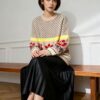 Women’s Ivory Nordic Fair-Isle Crew-Neck Pullover — Style 3201 - KnitwearSource