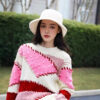 Women's Crew Neck Long Sleeve Sweater Manufacturer - MOQ 100 pcs - Style 37002