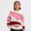 Women's Crew Neck Long Sleeve Sweater Manufacturer - MOQ 100 pcs - Style 37002