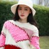 Women's Crew Neck Long Sleeve Sweater Manufacturer - MOQ 100 pcs - Style 37002