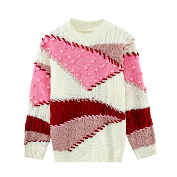 Women's Crew Neck Long Sleeve Sweater Manufacturer - MOQ 100 pcs - Style 37002