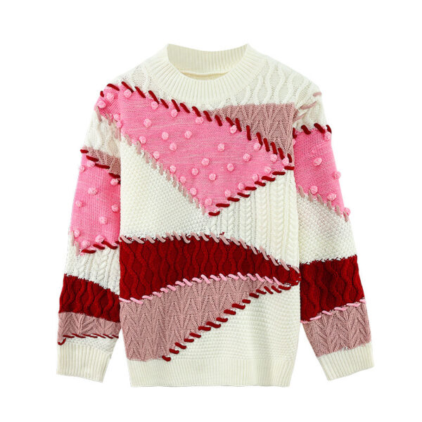 Women's Crew Neck Long Sleeve Sweater Manufacturer - MOQ 100 pcs - Style 37002