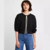 Women's Cardigan Crew Neck Long Sleeve Sweater Manufacturer - MOQ 100 pcs - Style 37004