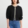 Women's Cardigan Crew Neck Long Sleeve Sweater Manufacturer - MOQ 100 pcs - Style 37004