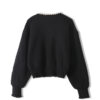Women's Cardigan Crew Neck Long Sleeve Sweater Manufacturer - MOQ 100 pcs - Style 37004