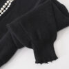 Women's Cardigan Crew Neck Long Sleeve Sweater Manufacturer - MOQ 100 pcs - Style 37004