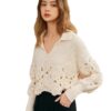 Women's Pullover Long Sleeve Sweater Manufacturer - MOQ 100 pcs - Style 41031 Women's Pullover Long Sleeve Sweater Manufacturer - MOQ 100 pcs - Style 41031