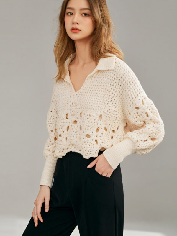 Women's Pullover Long Sleeve Sweater Manufacturer - MOQ 100 pcs - Style 41031 Women's Pullover Long Sleeve Sweater Manufacturer - MOQ 100 pcs - Style 41031