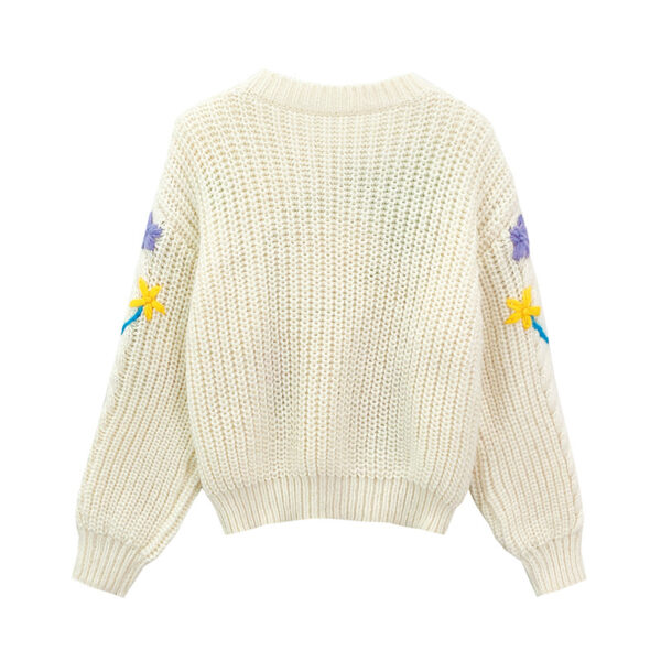Women's Pullover Crew Neck Long Sleeve Sweater Manufacturer - MOQ 100 pcs - Style 41042