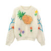 Women's Pullover Crew Neck Long Sleeve Sweater Manufacturer - MOQ 100 pcs - Style 41042