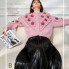 Women's Cardigan Crew Neck Long Sleeve Sweater Manufacturer - MOQ 100 pcs - Style 41044 Women's Cardigan Crew Neck Long Sleeve Sweater Manufacturer - MOQ 100 pcs - Style 41044