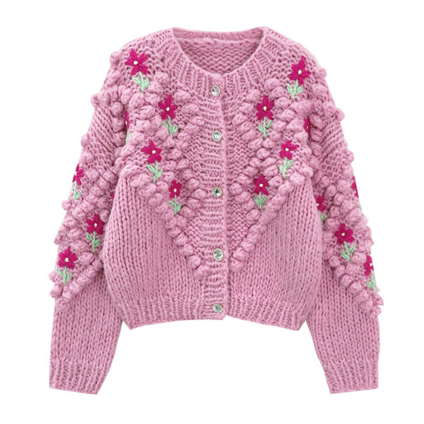 Women's Cardigan Crew Neck Long Sleeve Sweater Manufacturer - MOQ 100 pcs - Style 41044 Women's Cardigan Crew Neck Long Sleeve Sweater Manufacturer - MOQ 100 pcs - Style 41044