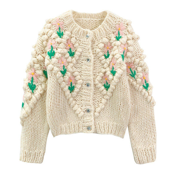 Women's Cardigan Crew Neck Long Sleeve Sweater Manufacturer - MOQ 100 pcs - Style 41044 Women's Cardigan Crew Neck Long Sleeve Sweater Manufacturer - MOQ 100 pcs - Style 41044