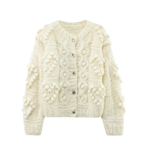 Women's Cardigan Crew Neck Long Sleeve Sweater Manufacturer - MOQ 100 pcs - Style 41060 Women's Cardigan Crew Neck Long Sleeve Sweater Manufacturer - MOQ 100 pcs - Style 41060