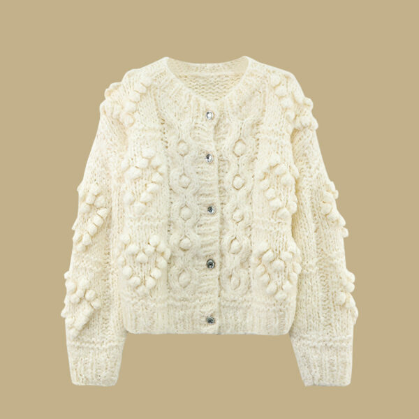 Women's Cardigan Crew Neck Long Sleeve Sweater Manufacturer - MOQ 100 pcs - Style 41060 Women's Cardigan Crew Neck Long Sleeve Sweater Manufacturer - MOQ 100 pcs - Style 41060