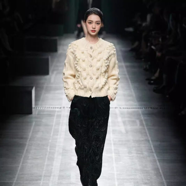Women's Cardigan Crew Neck Long Sleeve Sweater Manufacturer - MOQ 100 pcs - Style 41074 Women's Cardigan Crew Neck Long Sleeve Sweater Manufacturer - MOQ 100 pcs - Style 41074