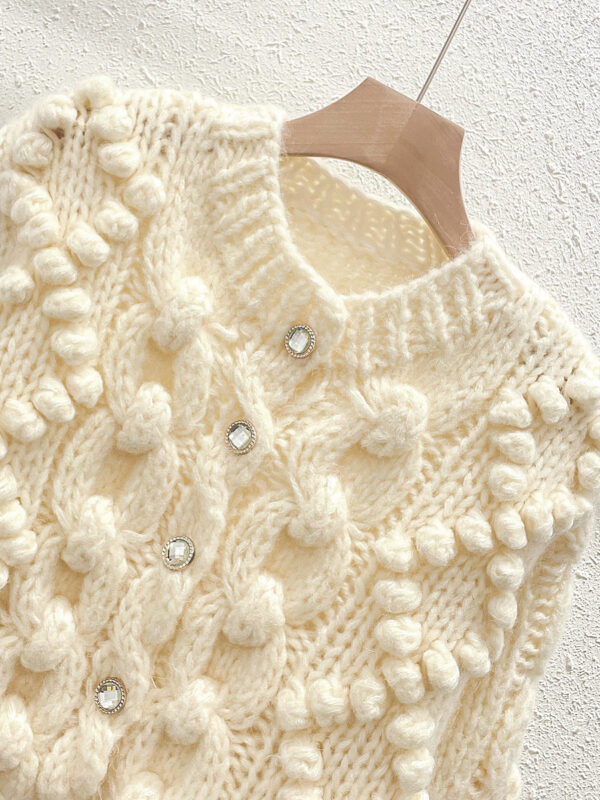 Women's Cardigan Crew Neck Long Sleeve Sweater Manufacturer - MOQ 100 pcs - Style 41074 Women's Cardigan Crew Neck Long Sleeve Sweater Manufacturer - MOQ 100 pcs - Style 41074