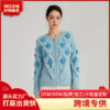 Women's Angora Goat Wool Cardigan Crew Neck Long Sleeve Sweater Manufacturer - MOQ 100 pcs - Style 41078