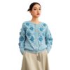 Women's Angora Goat Wool Cardigan Crew Neck Long Sleeve Sweater Manufacturer - MOQ 100 pcs - Style 41078