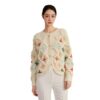 Women's Cardigan Crew Neck Long Sleeve Sweater Manufacturer - MOQ 100 pcs - Style 41080