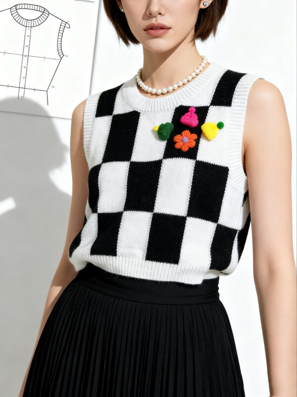 Women's Crew Neck Knitwear Manufacturer - MOQ 100 pcs - Style 41081