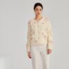 Women's Cardigan Crew Neck Long Sleeve Sweater Manufacturer - MOQ 100 pcs - Style 41084