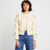Women's Cardigan Crew Neck Long Sleeve Sweater Manufacturer - MOQ 100 pcs - Style 41084