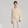 Women's Cardigan Crew Neck Long Sleeve Sweater Manufacturer - MOQ 100 pcs - Style 41084