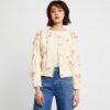 Women's Cardigan Crew Neck Long Sleeve Sweater Manufacturer - MOQ 100 pcs - Style 41084
