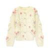 Women's Cardigan Crew Neck Long Sleeve Sweater Manufacturer - MOQ 100 pcs - Style 41084