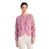 Women's Angora Goat Wool Cardigan Crew Neck Long Sleeve Sweater Manufacturer - MOQ 100 pcs - Style 41087