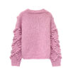 Women's Angora Goat Wool Cardigan Crew Neck Long Sleeve Sweater Manufacturer - MOQ 100 pcs - Style 41087