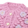 Women's Angora Goat Wool Cardigan Crew Neck Long Sleeve Sweater Manufacturer - MOQ 100 pcs - Style 41087