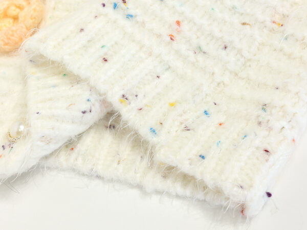 Women's Angora Goat Wool Cardigan Crew Neck Long Sleeve Sweater Manufacturer - MOQ 100 pcs - Style 41092