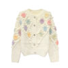 Women's Angora Goat Wool Cardigan Crew Neck Long Sleeve Sweater Manufacturer - MOQ 100 pcs - Style 41094