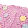 Women's Angora Goat Wool Cardigan Crew Neck Long Sleeve Sweater Manufacturer - MOQ 100 pcs - Style 41094