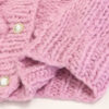Women's Angora Goat Wool Cardigan Crew Neck Long Sleeve Sweater Manufacturer - MOQ 100 pcs - Style 41094