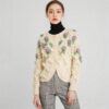 Women's Cardigan Crew Neck Long Sleeve Sweater Manufacturer - MOQ 100 pcs - Style 41096 Women's Cardigan Crew Neck Long Sleeve Sweater Manufacturer - MOQ 100 pcs - Style 41096