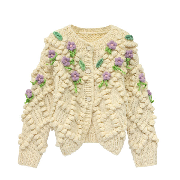 Women's Cardigan Crew Neck Long Sleeve Sweater Manufacturer - MOQ 100 pcs - Style 41096 Women's Cardigan Crew Neck Long Sleeve Sweater Manufacturer - MOQ 100 pcs - Style 41096