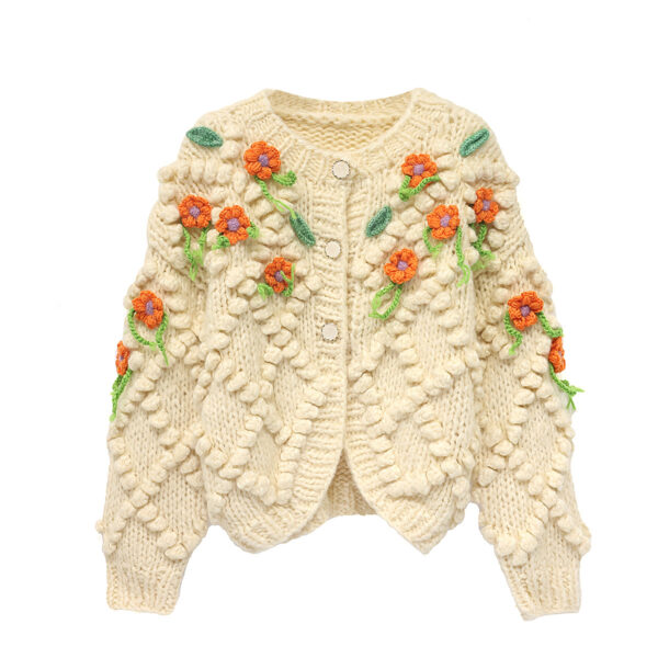 Women's Cardigan Crew Neck Long Sleeve Sweater Manufacturer - MOQ 100 pcs - Style 41096 Women's Cardigan Crew Neck Long Sleeve Sweater Manufacturer - MOQ 100 pcs - Style 41096