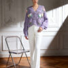 Women's Cardigan V Neck Long Sleeve Sweater Manufacturer - MOQ 100 pcs - Style 41099