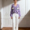 Women's Cardigan V Neck Long Sleeve Sweater Manufacturer - MOQ 100 pcs - Style 41099