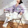 Women's Cardigan V Neck Long Sleeve Sweater Manufacturer - MOQ 100 pcs - Style 41099