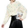 Women's Cardigan Crew Neck Long Sleeve Sweater Manufacturer - MOQ 100 pcs - Style 41102