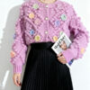 Women's Cardigan Crew Neck Long Sleeve Sweater Manufacturer - MOQ 100 pcs - Style 41103 Women's Cardigan Crew Neck Long Sleeve Sweater Manufacturer - MOQ 100 pcs - Style 41103