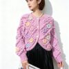 Women's Cardigan Crew Neck Long Sleeve Sweater Manufacturer - MOQ 100 pcs - Style 41103 Women's Cardigan Crew Neck Long Sleeve Sweater Manufacturer - MOQ 100 pcs - Style 41103